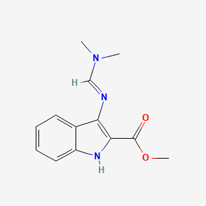 Methyl 3-(((dimethylamino)methylene)amino)-1H-indole-2-carboxylate