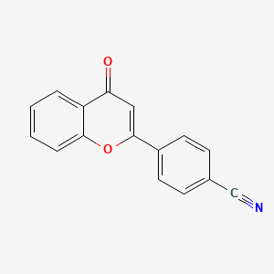 4-(4-Oxo-4h-Chromen-2-Yl)benzonitrile