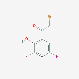 molecular formula C8H5BrF2O2 B1506663 3,5-二氟-2-羟基苯甲酰溴 CAS No. 1192815-24-9