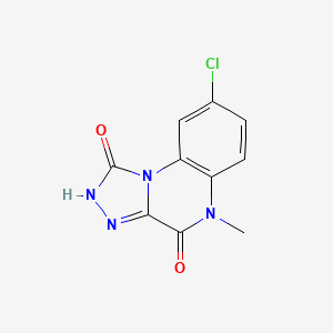 8-Chloro-5-methyl[1,2,4]triazolo[4,3-a]quinoxaline-1,4(2H,5H)-dione