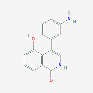 4-(3-Aminophenyl)-5-hydroxyisoquinolin-1(2H)-one