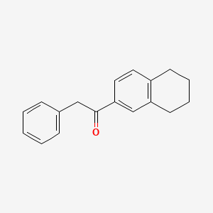 2-Phenyl-1-(5,6,7,8-tetrahydronaphthalen-2-yl)ethanone