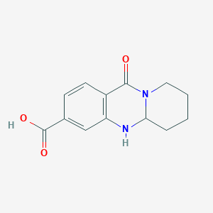 11-Oxo-5a,6,7,8,9,11-hexahydro-5H-pyrido[2,1-b]quinazoline-3-carboxylic acid