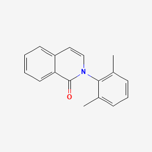 molecular formula C17H15NO B15066702 2-(2,6-Dimethylphenyl)isoquinolin-1(2H)-one CAS No. 137515-86-7