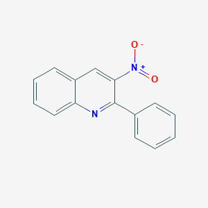 molecular formula C15H10N2O2 B15066750 3-Nitro-2-phenylquinoline CAS No. 5443-79-8