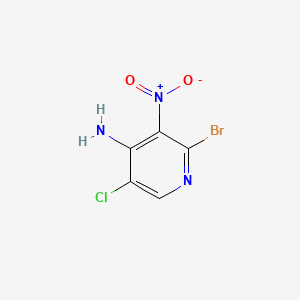 2-Bromo-5-chloro-3-nitropyridin-4-amine