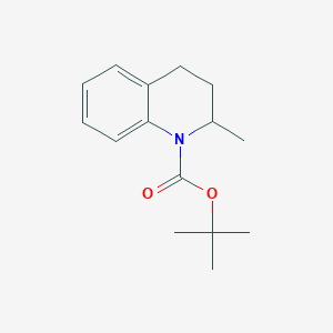 molecular formula C15H21NO2 B15066782 tert-Butyl 2-methyl-3,4-dihydroquinoline-1(2H)-carboxylate 