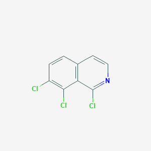 molecular formula C9H4Cl3N B15066847 1,7,8-Trichloroisoquinoline 