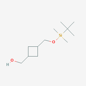 [3-({[tert-Butyl(dimethyl)silyl]oxy}methyl)cyclobutyl]methanol