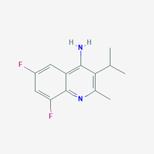 6,8-Difluoro-3-isopropyl-2-methylquinolin-4-amine