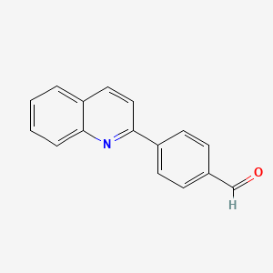 molecular formula C16H11NO B15066906 4-(Quinolin-2-YL)benzaldehyde CAS No. 263256-86-6