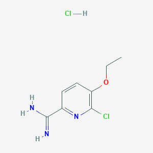 6-Chloro-5-ethoxypicolinimidamide hydrochloride