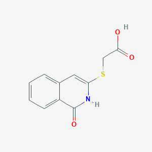 2-((1-Oxo-1,2-dihydroisoquinolin-3-yl)thio)acetic acid