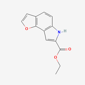 molecular formula C13H11NO3 B15067042 Ethyl 6H-furo[2,3-E]indole-7-carboxylate 