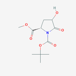 Boc-4-hydroxy-5-oxo-L-proline methyl ester