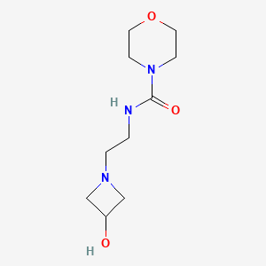 N-(2-(3-Hydroxyazetidin-1-yl)ethyl)morpholine-4-carboxamide