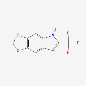 6-(Trifluoromethyl)-5H-[1,3]dioxolo[4,5-f]indole