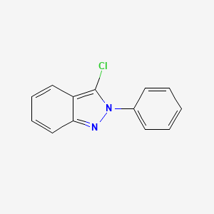 molecular formula C13H9ClN2 B15067149 3-Chloro-2-phenyl-2H-indazole CAS No. 70704-39-1