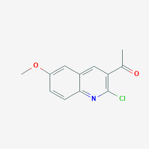 1-(2-Chloro-6-methoxyquinolin-3-yl)ethanone