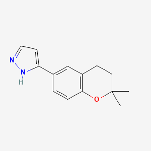 3-(2,2-Dimethylchroman-6-yl)-1H-pyrazole