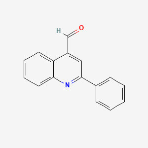 4-Quinolinecarboxaldehyde, 2-phenyl-