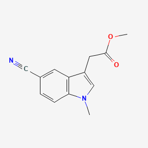 methyl 2-(5-cyano-1-methyl-1H-indol-3-yl)acetate