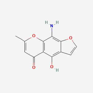 9-Amino-4-hydroxy-7-methyl-5H-furo[3,2-G]chromen-5-one