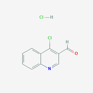 molecular formula C10H7Cl2NO B15067289 4-Chloroquinoline-3-carbaldehyde hydrochloride CAS No. 1956355-14-8