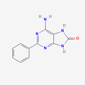 6-Amino-2-phenyl-7,9-dihydropurin-8-one