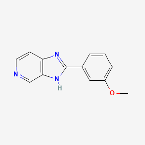 molecular formula C13H11N3O B15067305 2-(3-methoxyphenyl)-3H-imidazo[4,5-c]pyridine CAS No. 89075-49-0