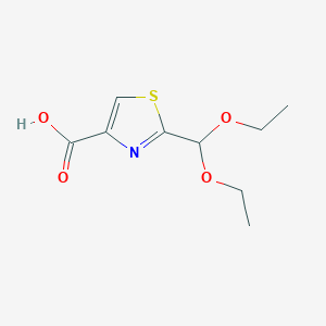 2-(Diethoxymethyl)thiazole-4-carboxylic acid