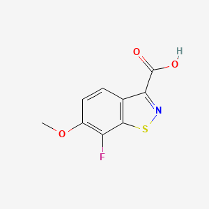 7-Fluoro-6-methoxybenzo[d]isothiazole-3-carboxylic acid