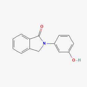 2-(3-Hydroxyphenyl)isoindolin-1-one