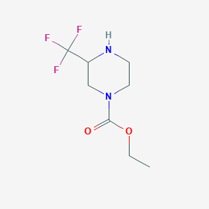 Ethyl 3-(trifluoromethyl)piperazine-1-carboxylate