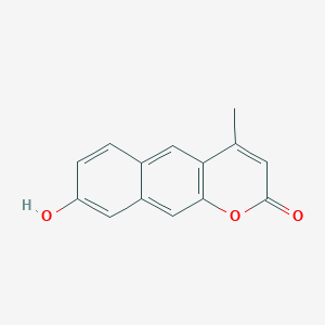 8-Hydroxy-4-methyl-2H-naphtho[2,3-b]pyran-2-one