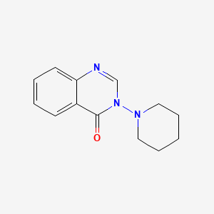 molecular formula C13H15N3O B15067435 3-(Piperidin-1-yl)quinazolin-4(3H)-one CAS No. 89804-94-4