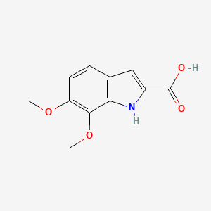 molecular formula C11H11NO4 B15067448 6,7-dimethoxy-1H-indole-2-carboxylic acid 