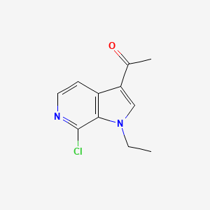 1-(7-Chloro-1-ethyl-1H-pyrrolo[2,3-c]pyridin-3-yl)ethanone