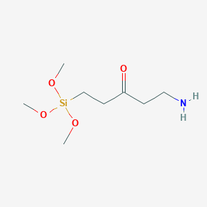 1-Amino-5-(trimethoxysilyl)pentan-3-one