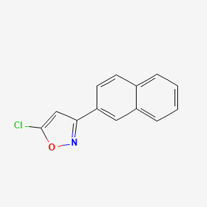 Isoxazole, 5-chloro-3-(2-naphthalenyl)-