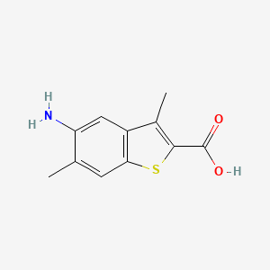 5-Amino-3,6-dimethylbenzo[b]thiophene-2-carboxylic acid