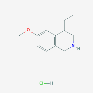 4-Ethyl-6-methoxy-1,2,3,4-tetrahydroisoquinoline hydrochloride