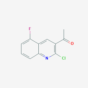 1-(2-Chloro-5-fluoroquinolin-3-yl)ethanone