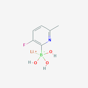 Lithium (3-fluoro-6-methylpyridin-2-YL)trihydroxyborate