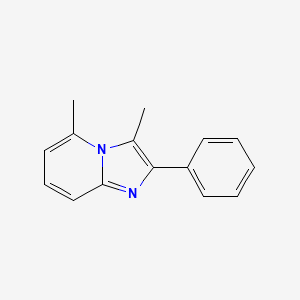 molecular formula C15H14N2 B15067533 3,5-Dimethyl-2-phenylimidazo[1,2-a]pyridine CAS No. 89193-03-3