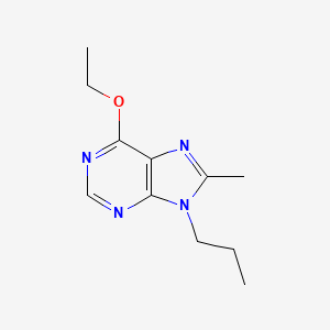 6-Ethoxy-8-methyl-9-propyl-9H-purine