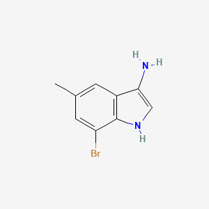 7-Bromo-5-methyl-1H-indol-3-amine