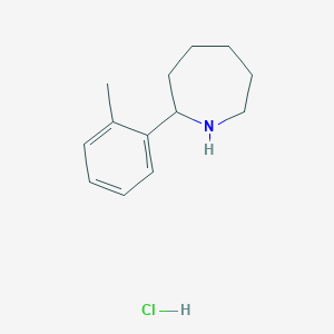 molecular formula C13H20ClN B15067569 2-(o-Tolyl)azepane hydrochloride 