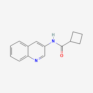 N-(Quinolin-3-yl)cyclobutanecarboxamide