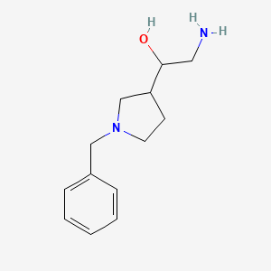 molecular formula C13H20N2O B15067644 2-Amino-1-(1-benzylpyrrolidin-3-yl)ethanol 